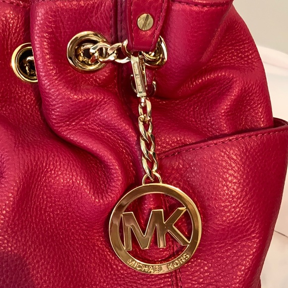 MICHAEL KORS Gold Chain Pink Tote/Shoulder bag - Picture 2 of 10